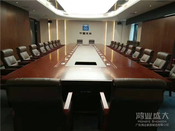 南京中建大厦第二期办公家具配套项目大会议室桌椅配套